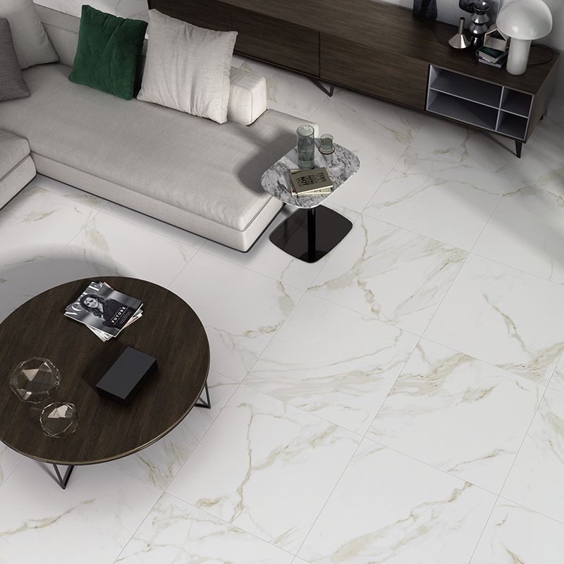 Gentle Gold Gloss Marble Effect 60x60cm Marble Effect Tiles TilesDecor