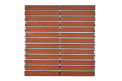 Red KitKat Gloss Mosaic Tile axel CG CS 56