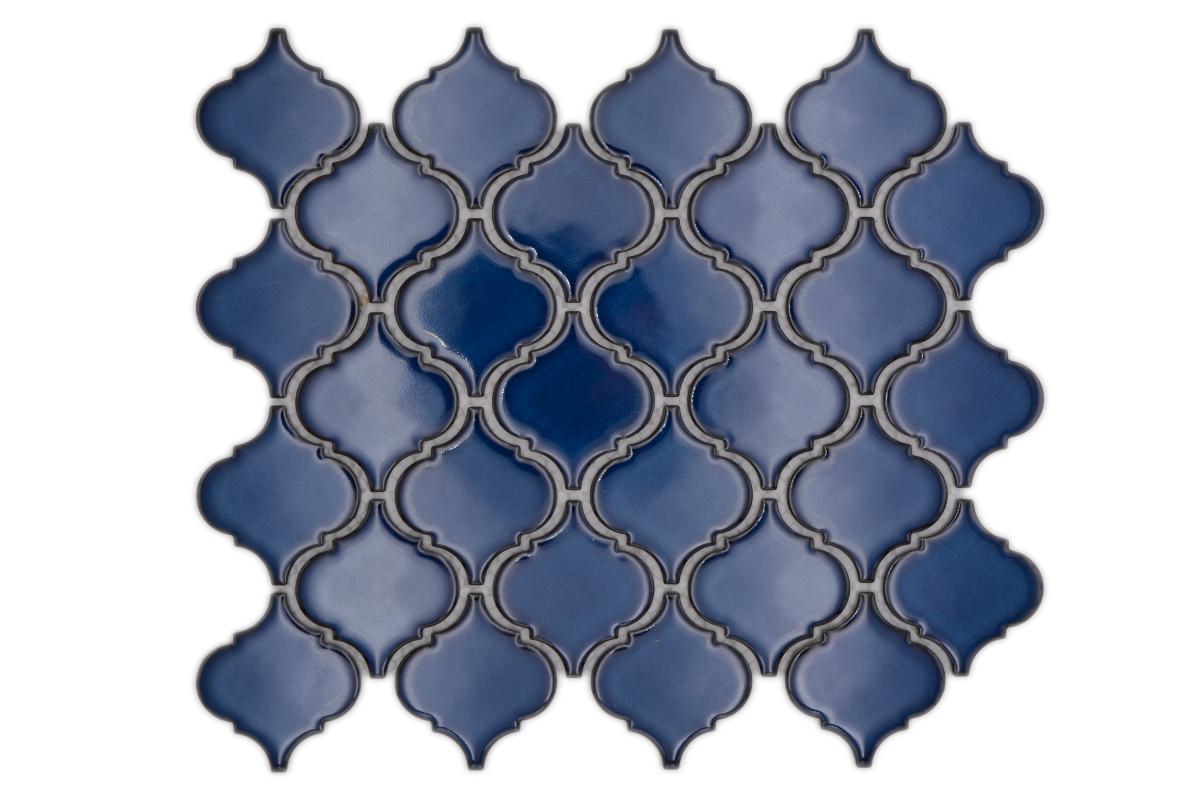 Deep Blue Arabesque Tile TilesDecor