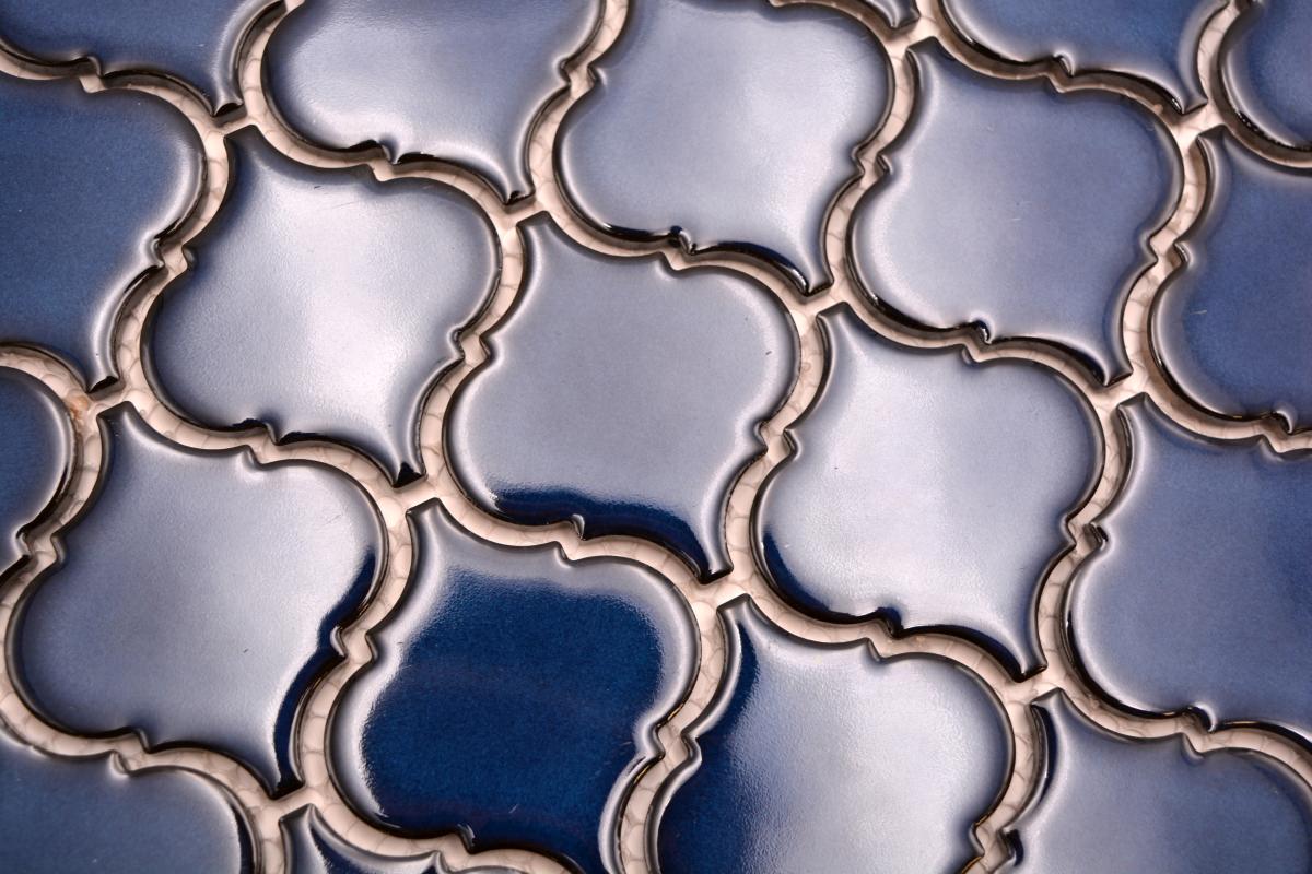 Deep Blue Arabesque Tile TilesDecor