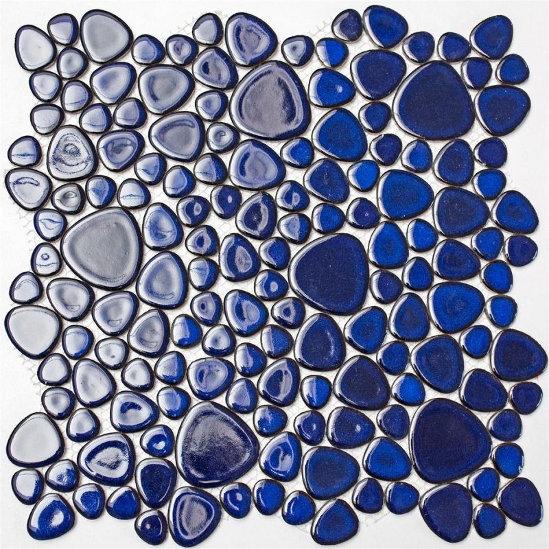 Dark Blue Pebble Mosaic Tile (Copy) Axel XKM 451N