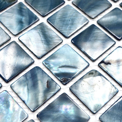 Mosaic Tiles Nacre Xenia Blue Grey Mosafil TM34465, Axel SM 2582
