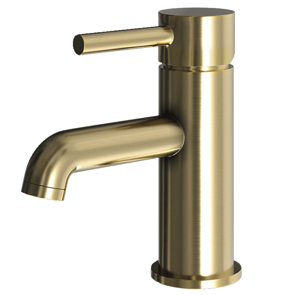 Ellsi Bounce Mono Basin Mixer Tap - Brushed Brass, PDT-000357 Ellsi