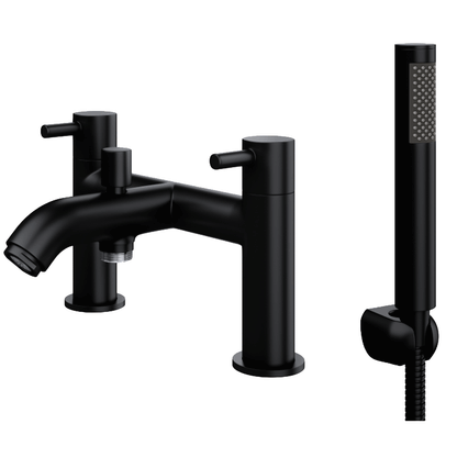 Ellsi Bounce Bath Shower Mixer Tap with Shower Handset and Holder - Matt Black, PDT-000361 Ellsi