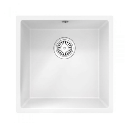 ELLSI Comite Matt White Single Bowl Inset/Undermounted Sink, PDT-000095 Ellsi