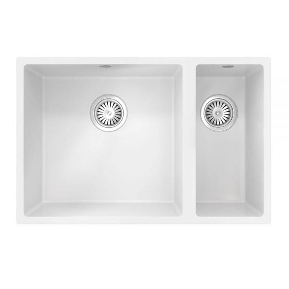 ELLSI Comite Matt White 1.5 Bowl Inset/Undermounted Sink, PDT-000096 Ellsi