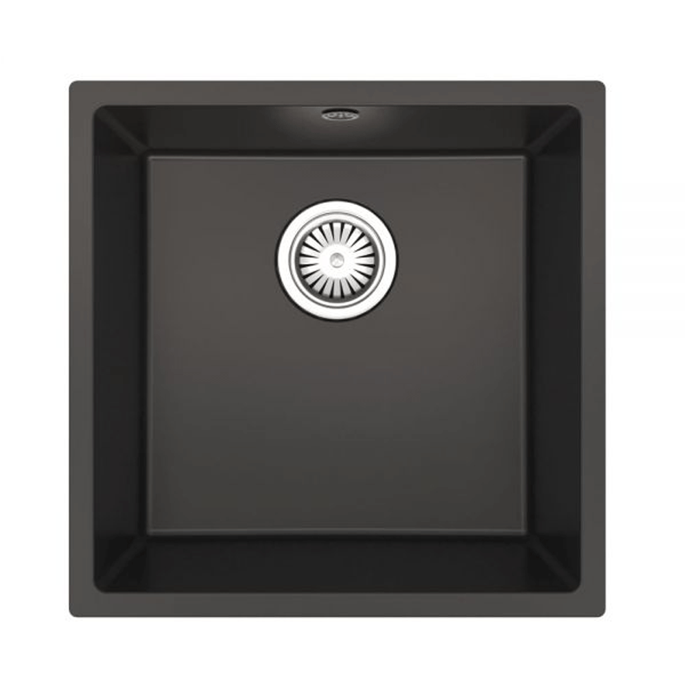 ELLSI Comite Matt Black Single Bowl Inset/Undermounted Sink, PDT-000099 Ellsi