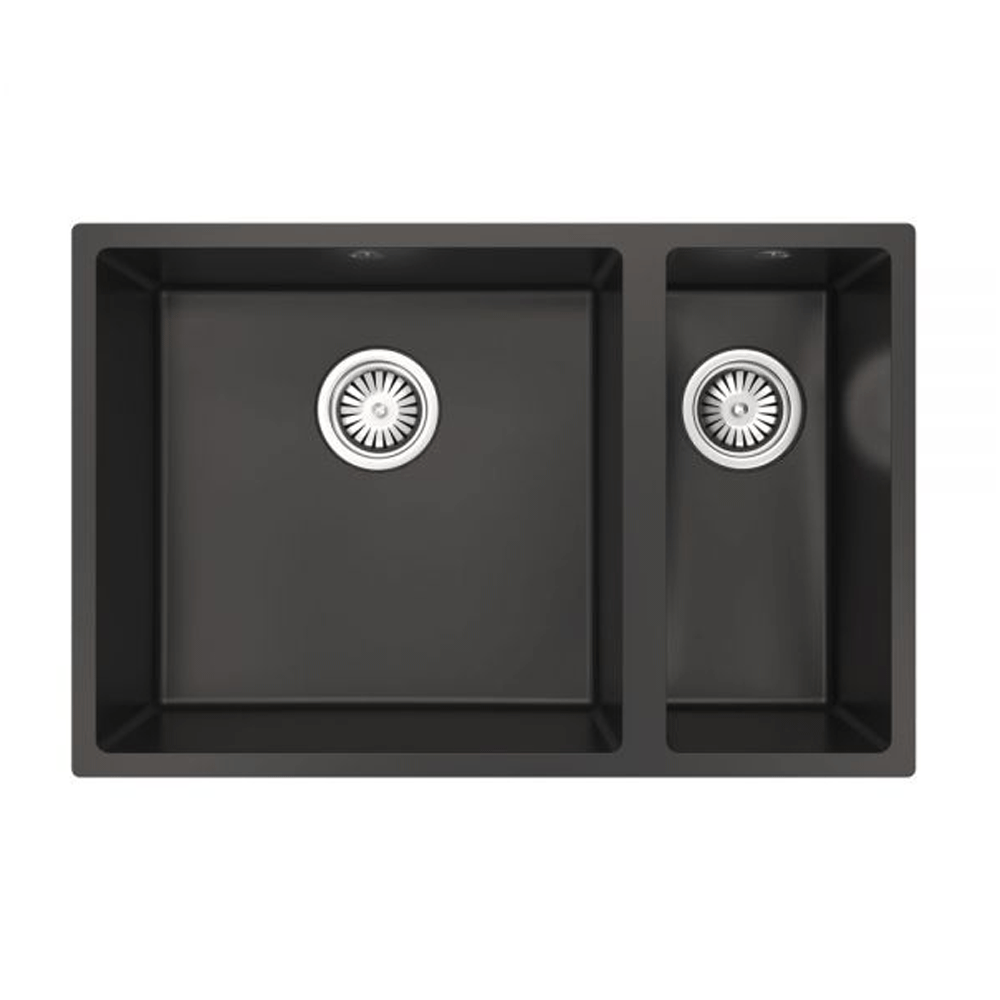 ELLSI Comite Matt Black 1.5 Bowl Inset/Undermounted Sink, PDT-000100 Ellsi