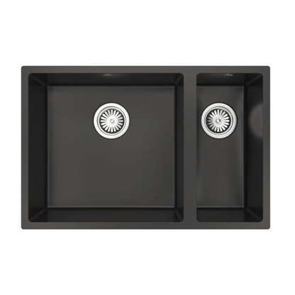 ELLSI Comite Matt Black 1.5 Bowl Inset/Undermounted Sink, PDT-000100 Ellsi