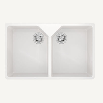 ELLSI Comite White Double Butler/Belfast Sink, PDT-000259 Ellsi