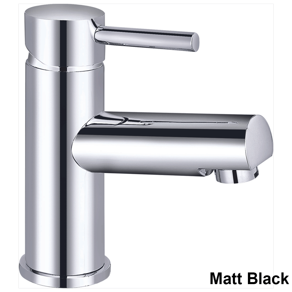 Ellsi Juke Mono Basin Mixer Tap - Matt Black, PDT-000701 Ellsi