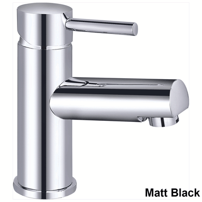 Ellsi Juke Mono Basin Mixer Tap - Matt Black, PDT-000701 Ellsi