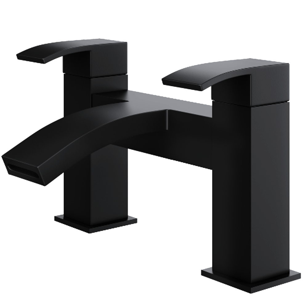 Ellsi Kinlin Bath Filler Tap - Matt Black, PDT-000365 Ellsi