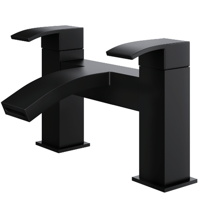 Ellsi Kinlin Bath Filler Tap - Matt Black, PDT-000365 Ellsi