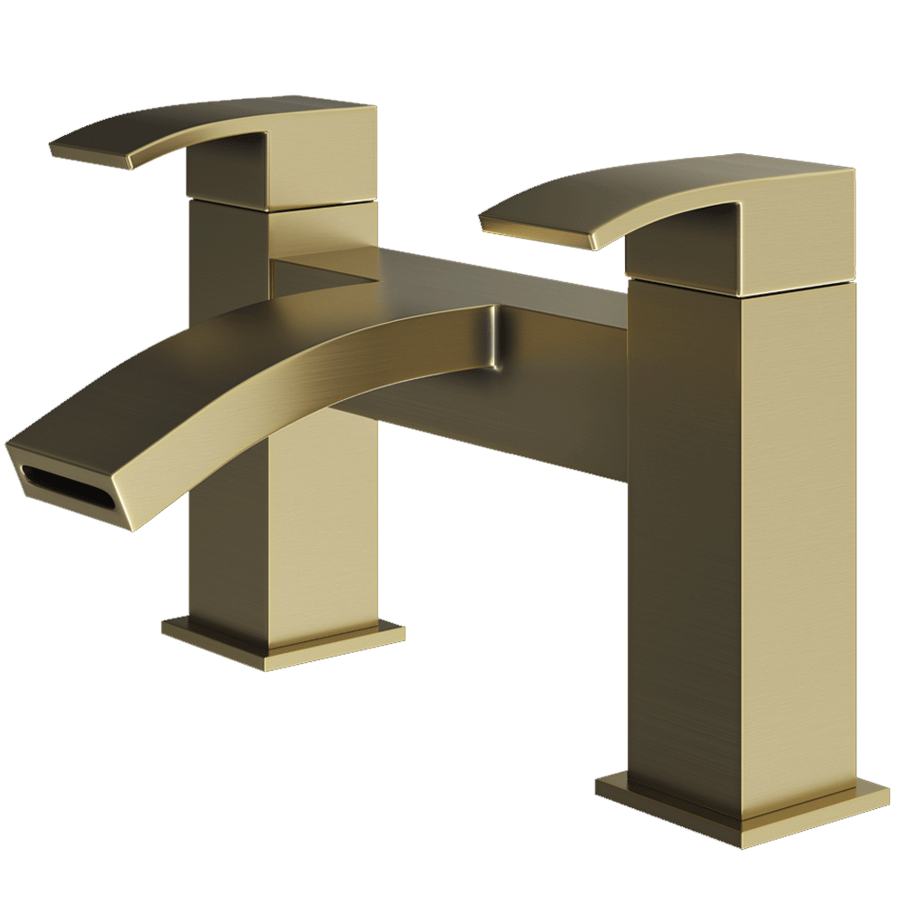Ellsi Kinlin Bath Filler Tap - Brushed Brass, PDT-000368 Ellsi