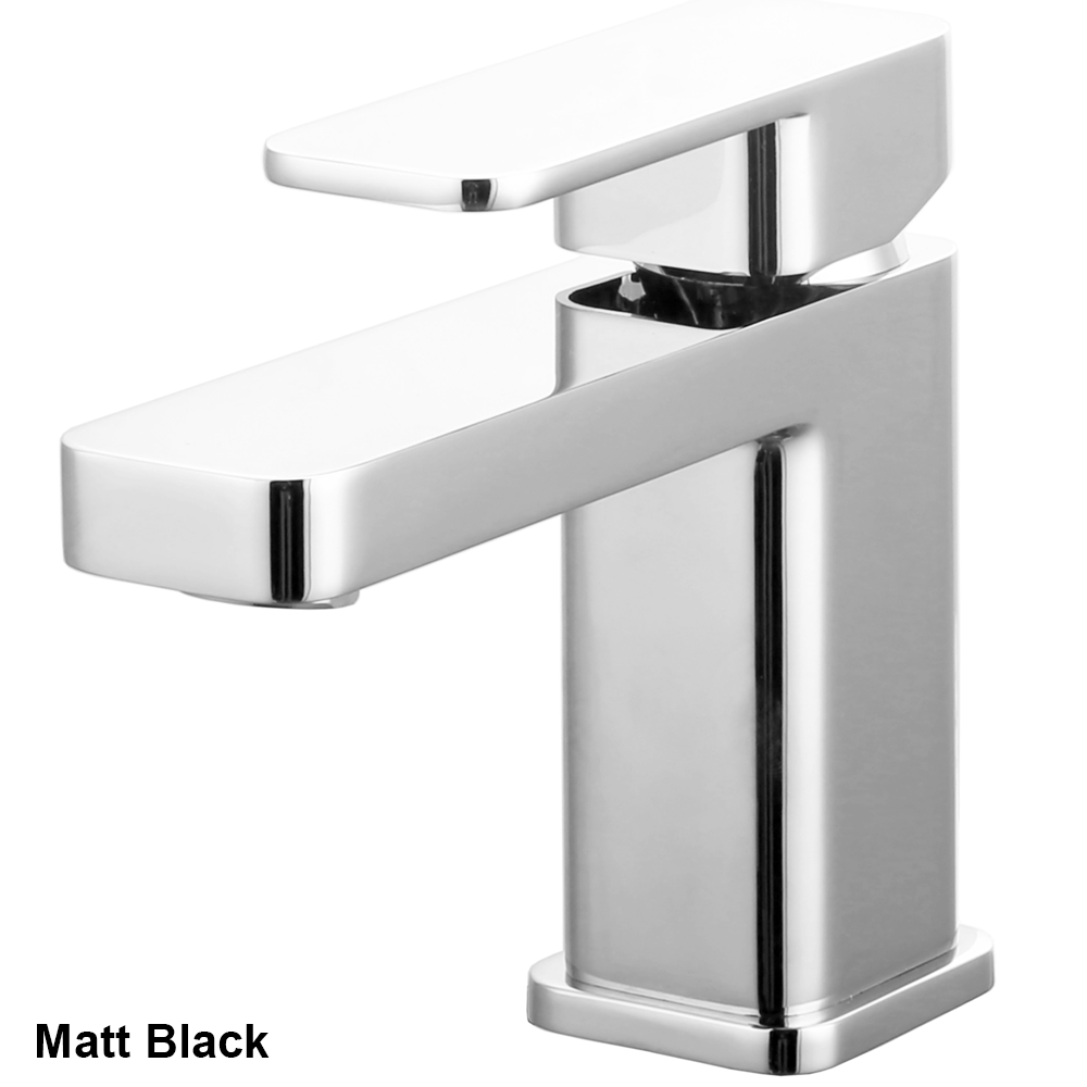 Ellsi Lanza Mono Basin Mixer Tap - Matt Black, PDT-000716 Ellsi