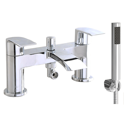 Ellsi Spear Bath Shower Mixer Tap with Shower Handset and Holder - Chrome, PDT-000347 Ellsi