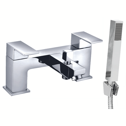 Ellsi Veal Bath Shower Mixer Tap with Shower Handset and Holder - Chrome, PDT-000341 Ellsi