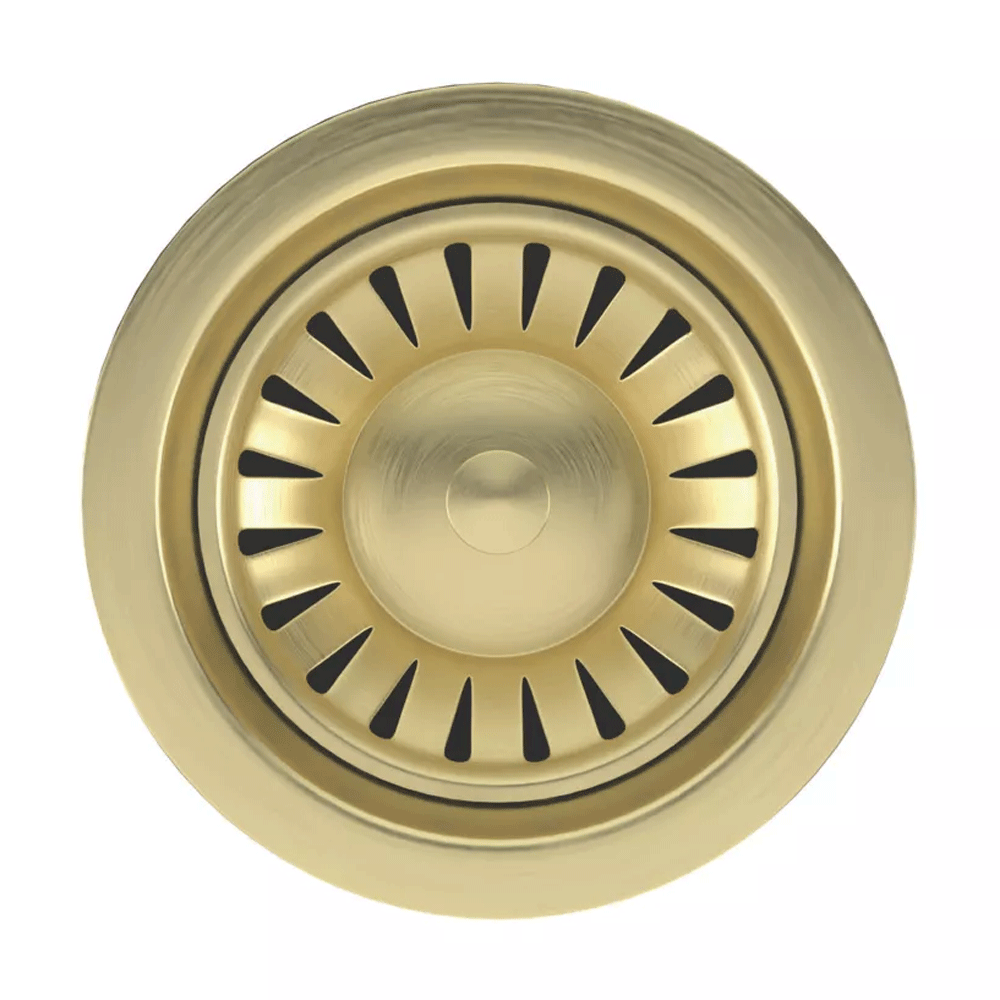 Ellsi Round Basket Strainer Kitchen Sink Waste - Brushed Brass, PDT-000302 Ellsi