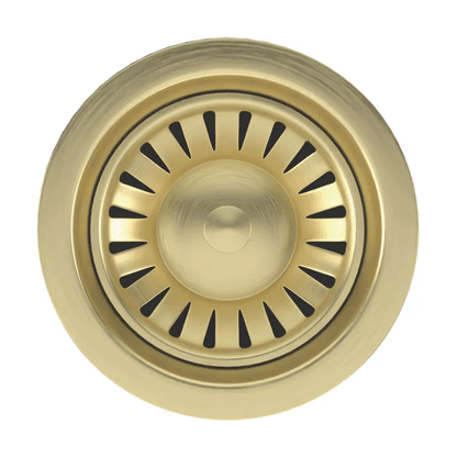 Ellsi Round Basket Strainer Kitchen Sink Waste - Brushed Brass, PDT-000302 Ellsi