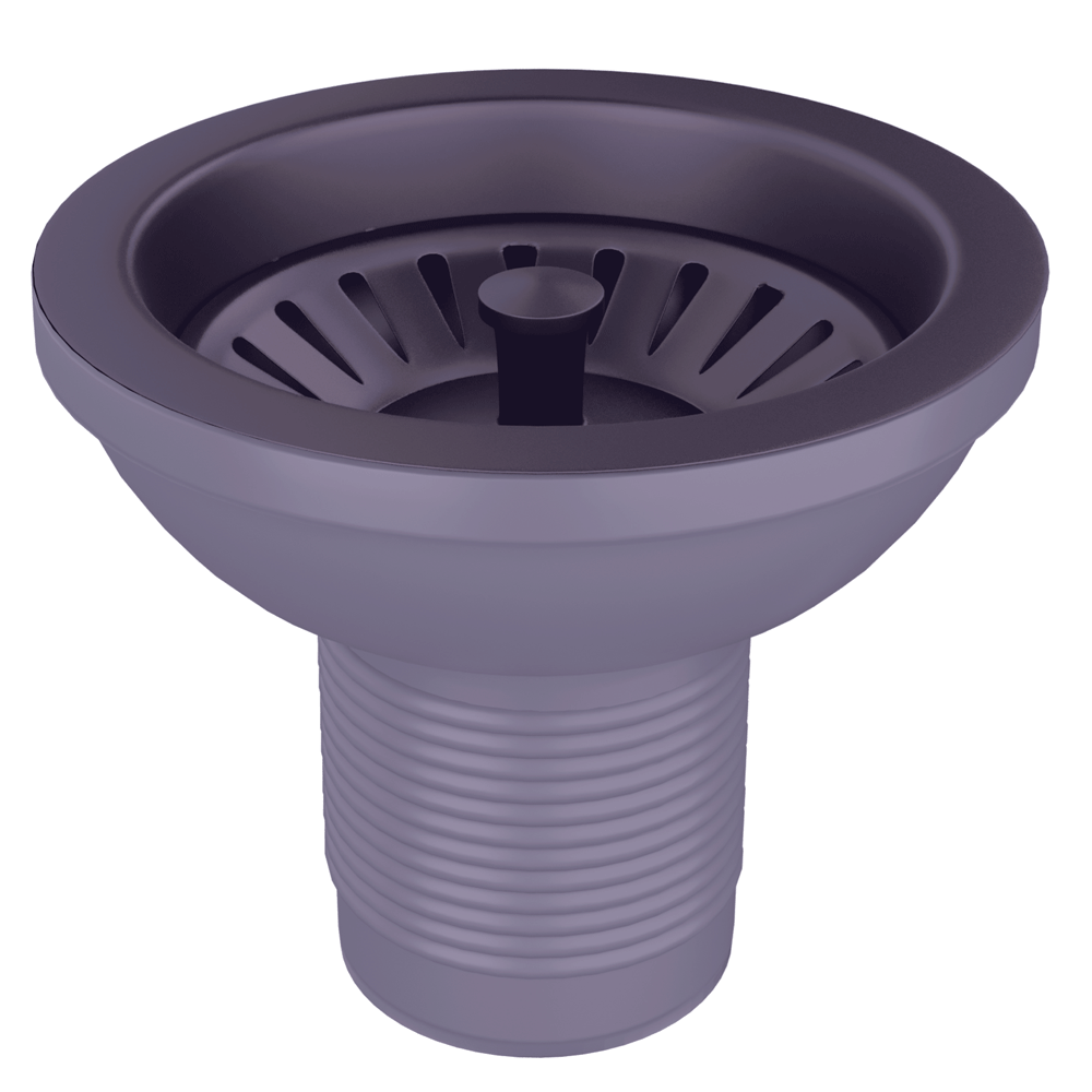 Ellsi Round Basket Strainer Kitchen Sink Waste - Gun Metal, PDT-000303 Ellsi