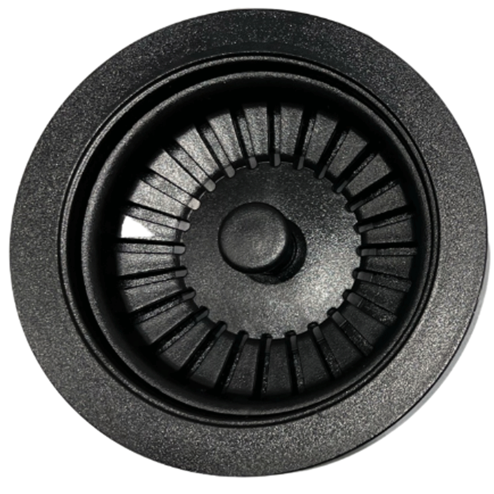 Ellsi Round Basket Strainer Kitchen Sink Waste - Matt Black, PDT-000545 Ellsi
