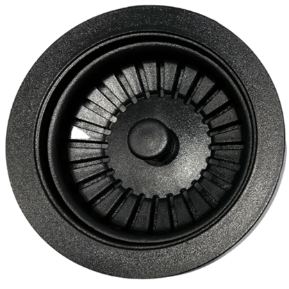 Ellsi Round Basket Strainer Kitchen Sink Waste - Matt Black, PDT-000545 Ellsi