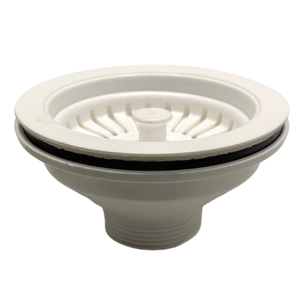 Ellsi Round Basket Strainer Kitchen Sink Waste - Matt White, PDT-000547 Ellsi