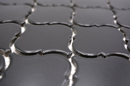 Black Matt Arabesque Mosaic Tile (Copy) HUH CLP 12BM