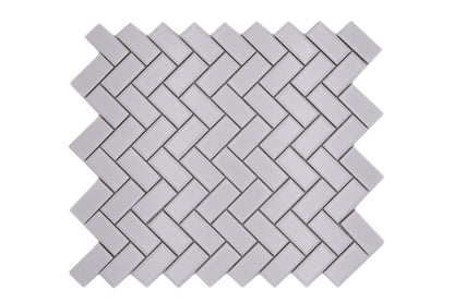 Black Herringbone Matt Mosaic Tile HUH CHB 05WM