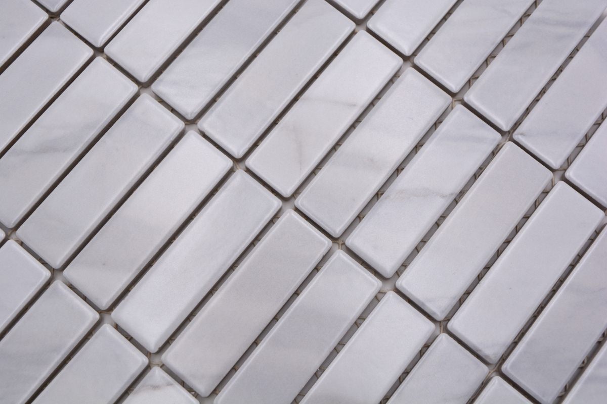 Stone White Stick Matt Mosaic Tile HUH ST SO 01