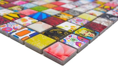Star Retro Mix Mosaic Tile HUH CG STAR