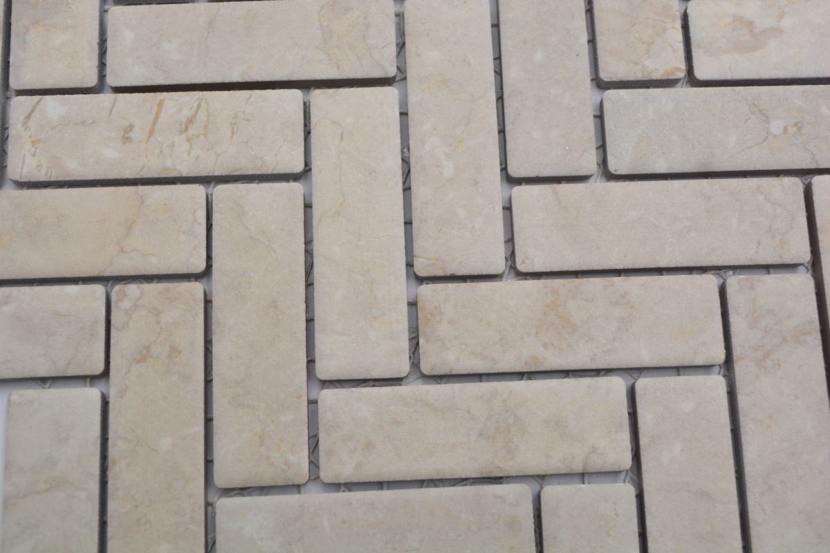 Stone Herringbone Matt Mosaic Tile HUH HB SO 54