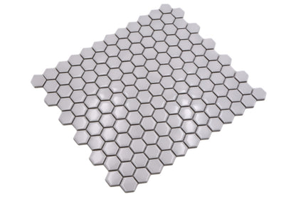 Hexagon Gloss White Mosaic Tile (Copy) HUH HX 050