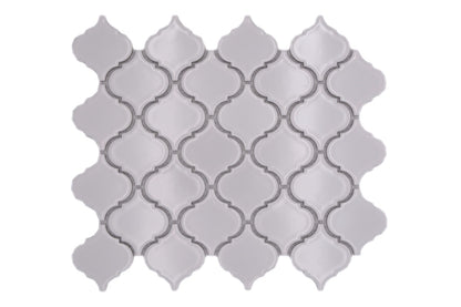 White Gloss Arabesque Mosaic Tile HUH CLP 1WG