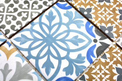 Porto Retro Matt Mosaic Tile TilesDecor