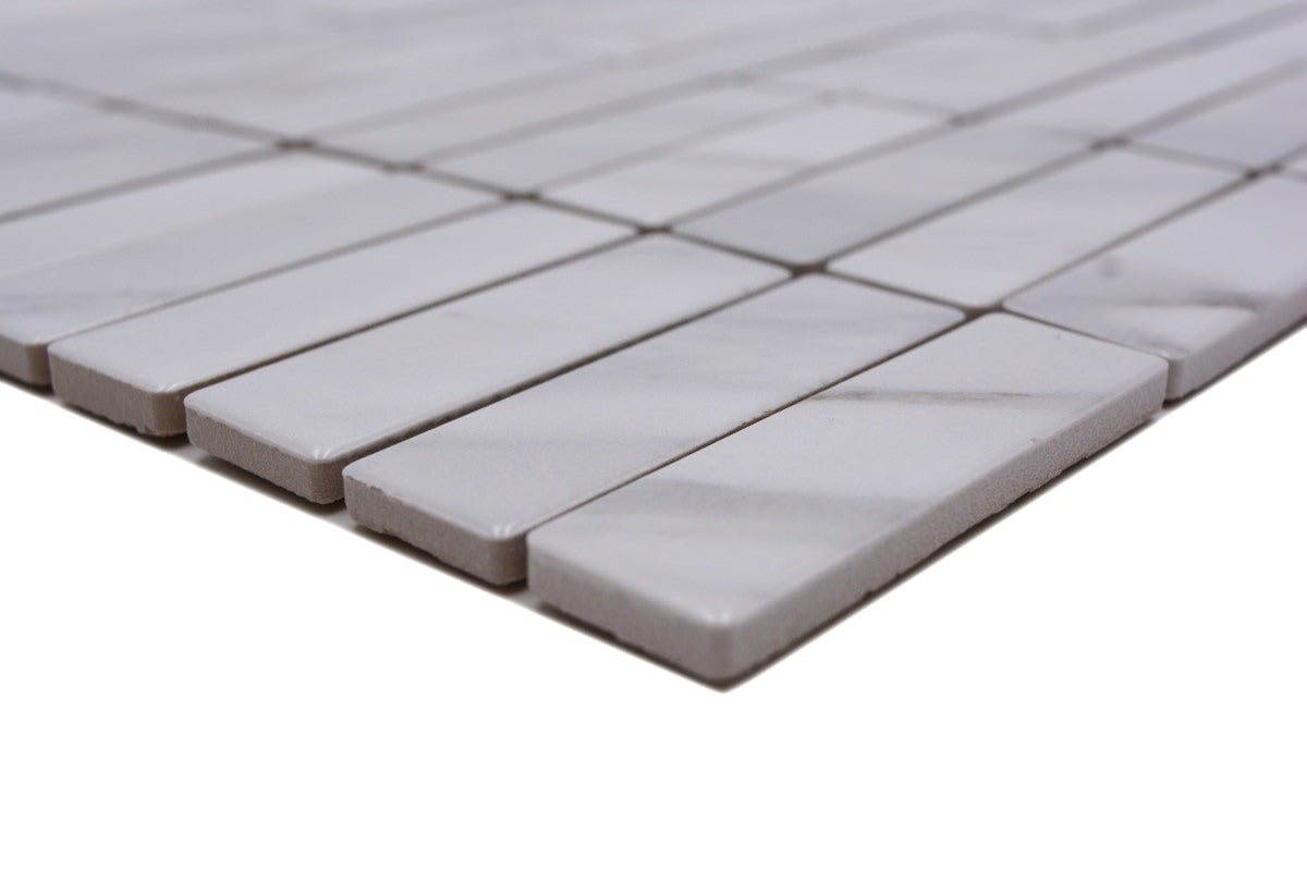 Stone White Stick Matt Mosaic Tile HUH ST SO 01