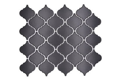 Black Matt Arabesque Mosaic Tile (Copy) HUH CLP 12BM