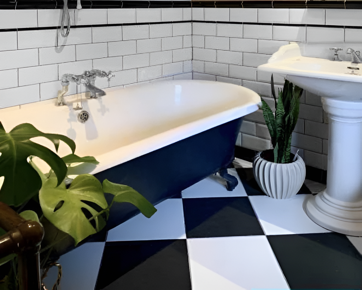 Midnight Black Floor Tile 330x330cm WF 15071