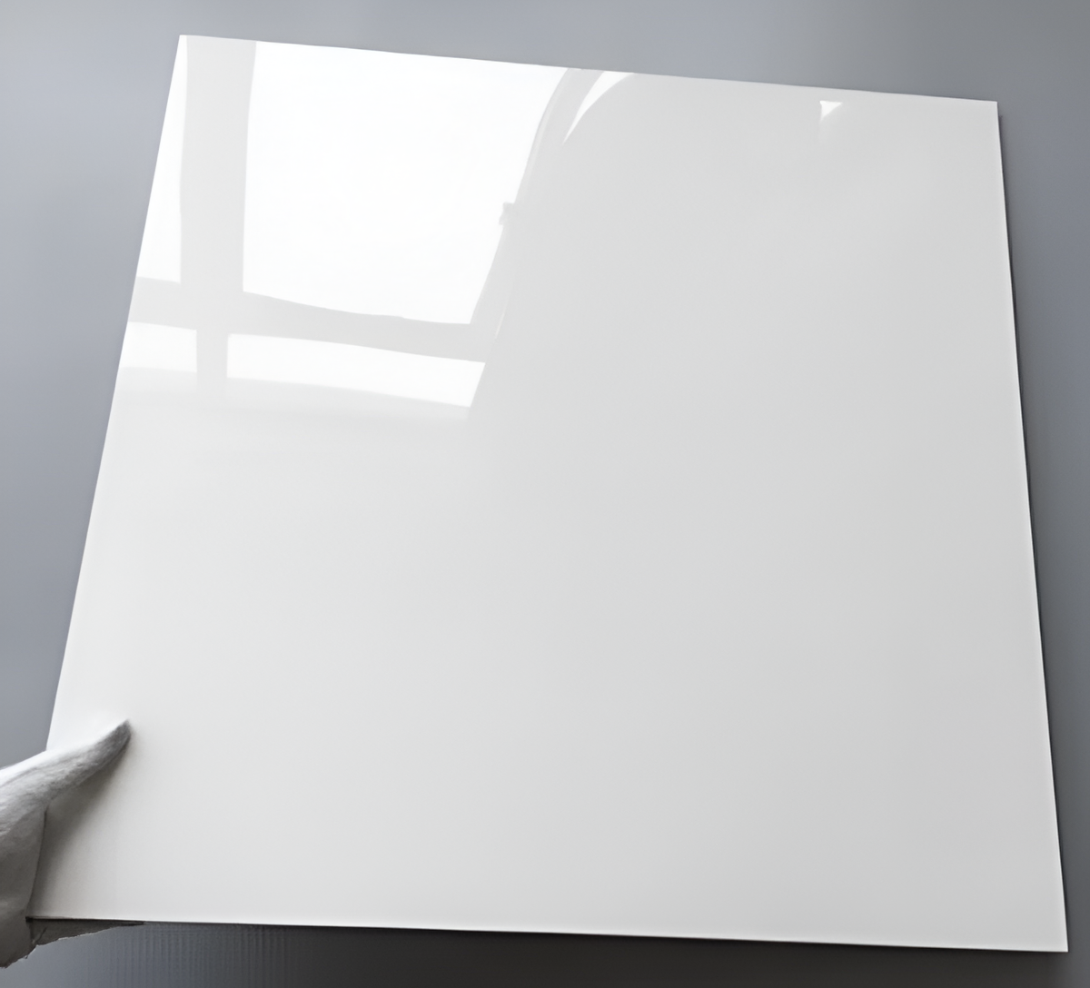 Diamond White Gloss Porcelain Floor Tile 600x600 Direct tile warehouse