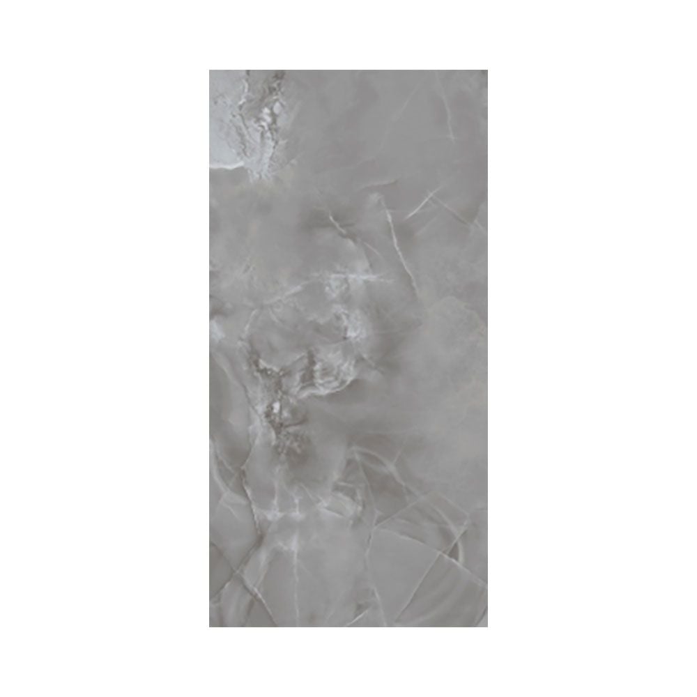 Charcoal Wave Dark Grey Gloss Marble Effect 600x300mm Ceramic Wall Tiles TilesDecor