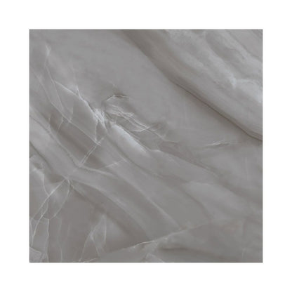 Charcoal Wave Dark Grey Gloss Marble Effect Porcelain 400x400mm Wall and Floor Tiles TilesDecor