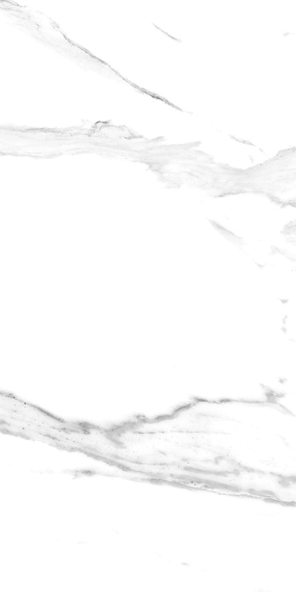 Statuario Marble Effect Gloss Tile 600x300mm WF Capella