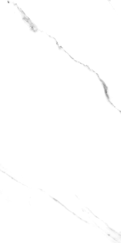 Statuario Marble Effect Gloss Tile 600x300mm WF Capella