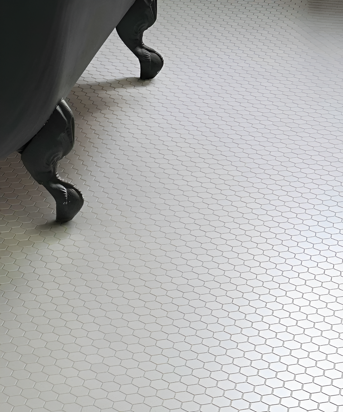 Shapes Hexagon Matt White Mosaic Tile lt 0280