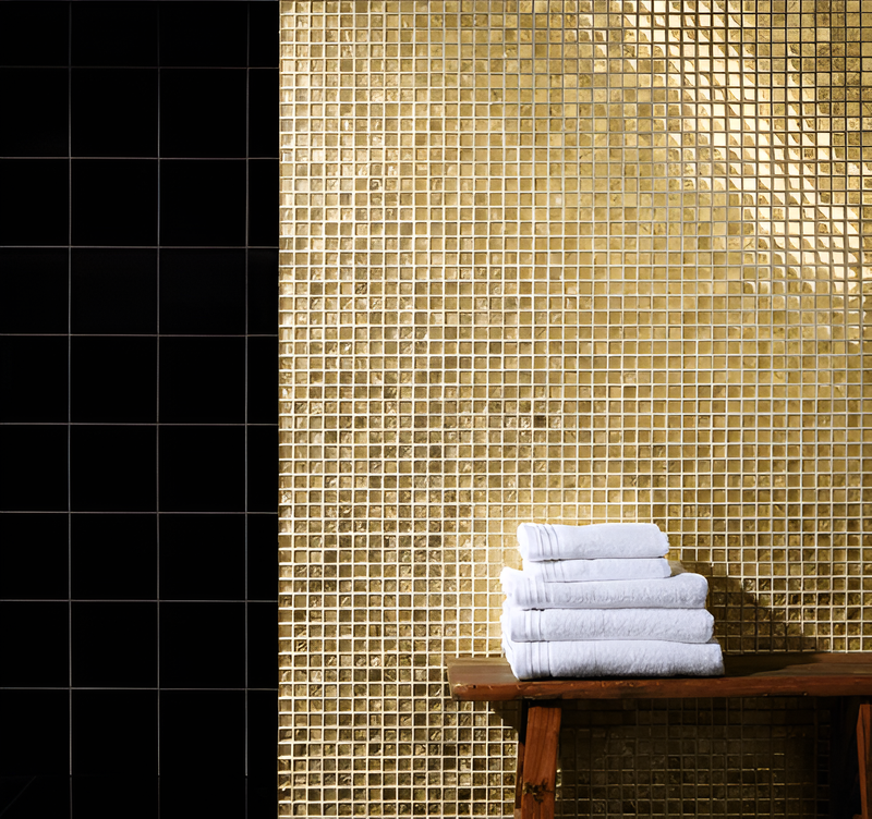 Egypt Gold Glass Mosaic Tile 30x30cm wf midas