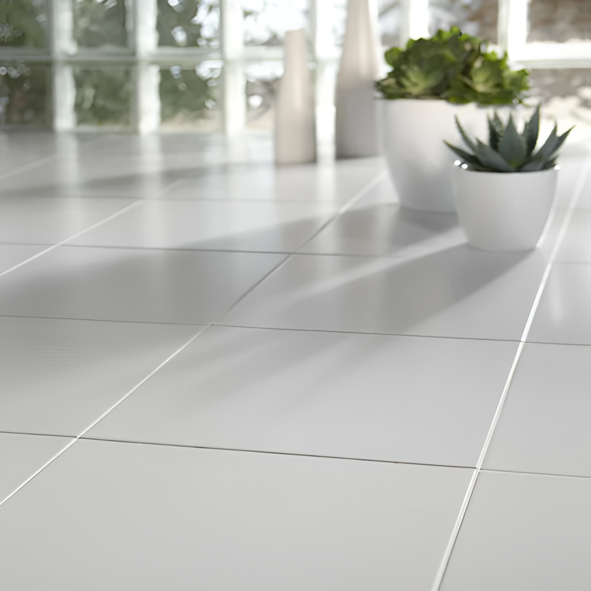 Midnight White Floor Tiles 33x33cm Wf 15623