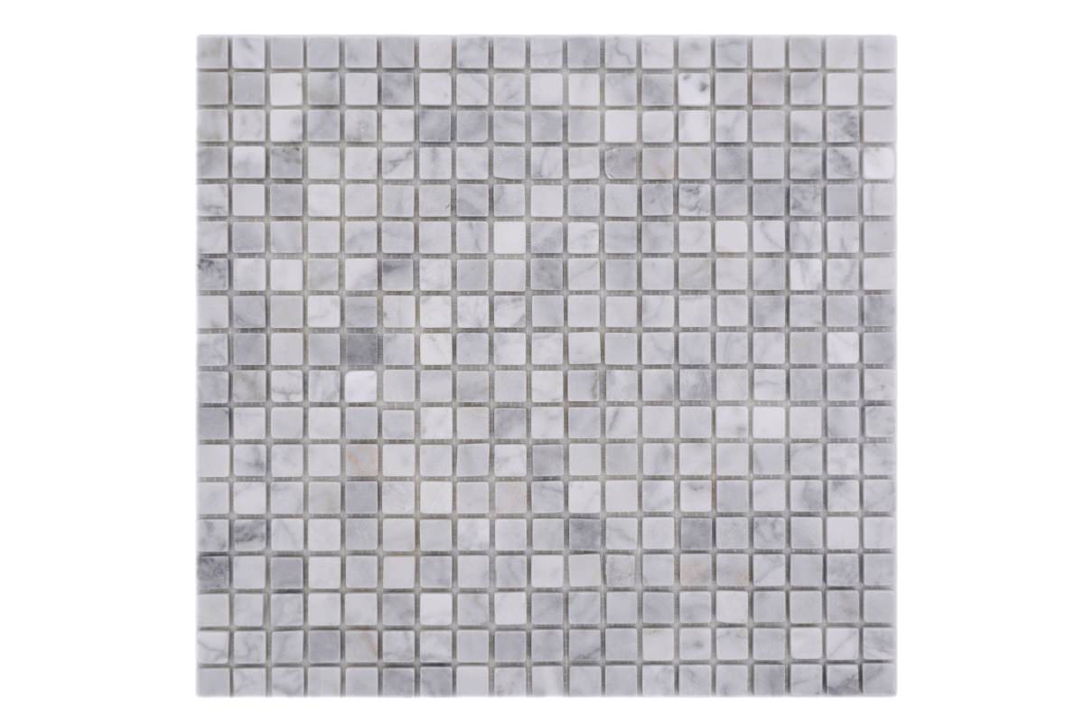 Ethereal White Matt Marble Mosaic Tile Axel MOS15/2000