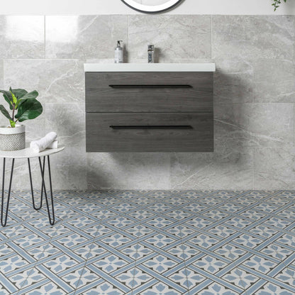 Mr Jones Blue Pattern Wall and Floor 45x45cm Tile TilesDecor