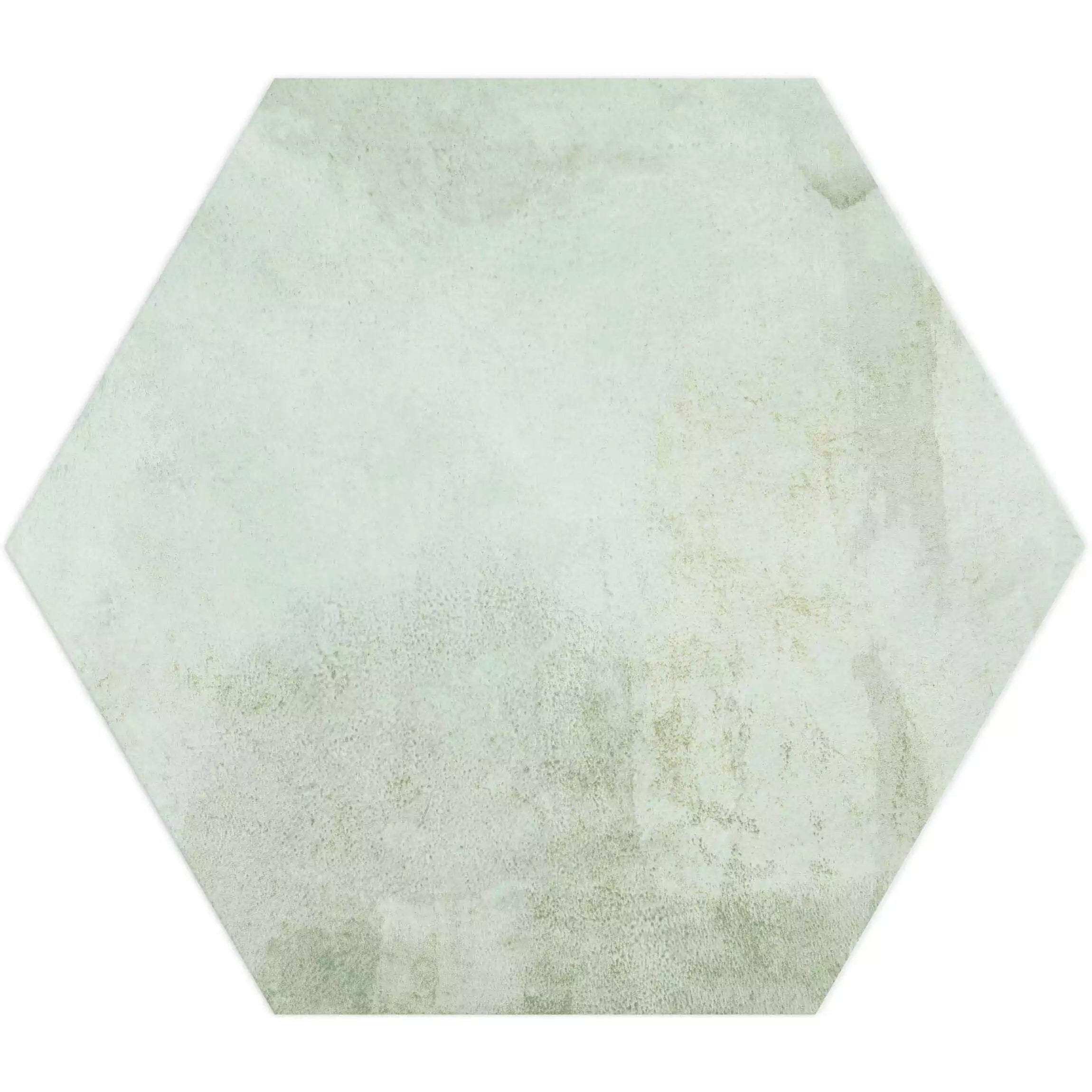 Tropical Ocean Washed Blue Hexagon 333x285mm Wall and Floor Porcelain Tile TilesDecor